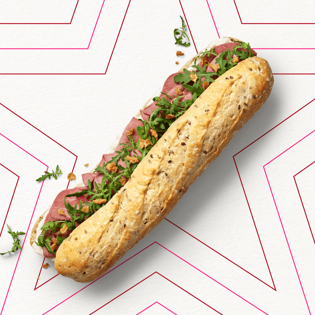 Beef & Horseradish Baguette