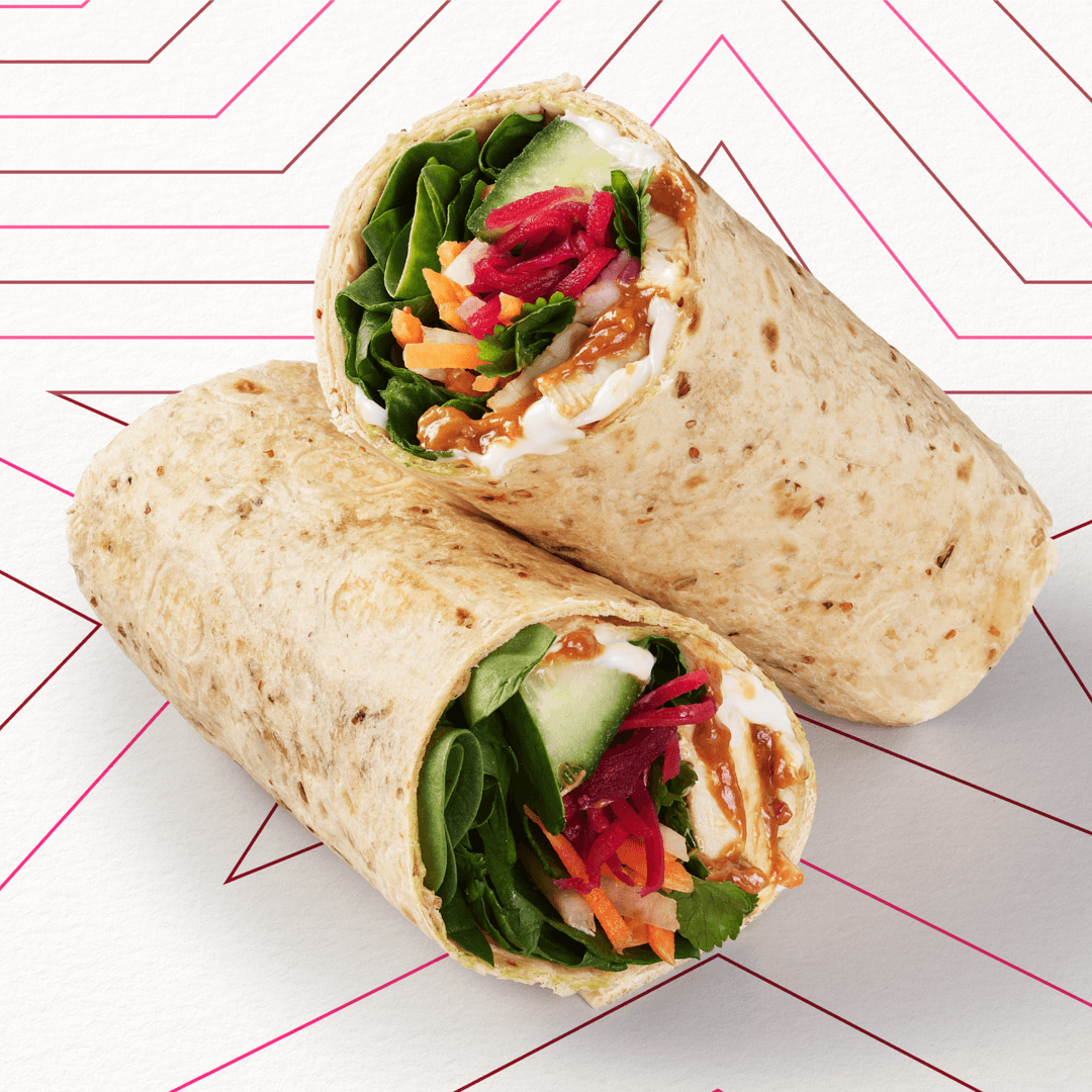 Pret's Chicken Satay Wrap